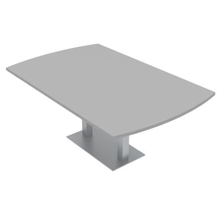 Skutchi Designs 45.25 in W, 71.5 in L, 29 in H, Engineered Wood Top, Grey HAR-AREC-46X72-DOU-XD01
